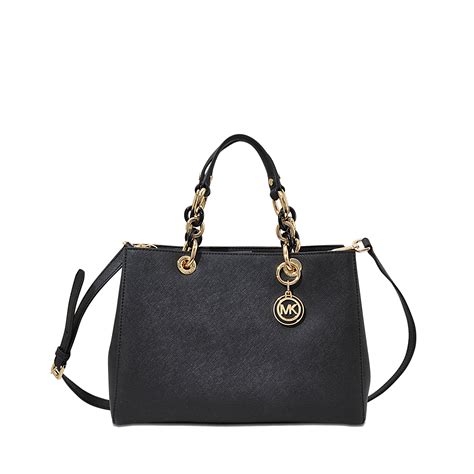 michael kors cynthia md satchel|Amazon.com: Michael Kors Womens Cynthia Satchel Black .